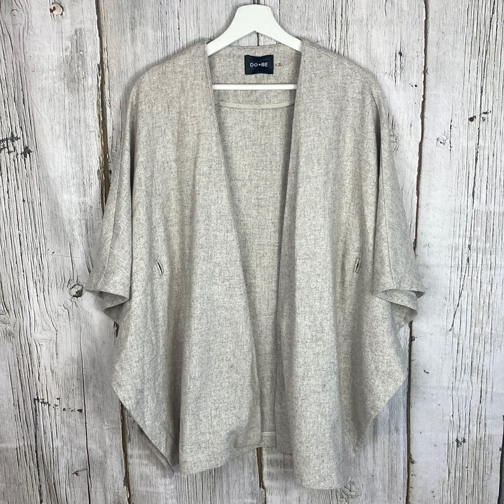 Do + Be Wool Blend Cape Jacket Size Small